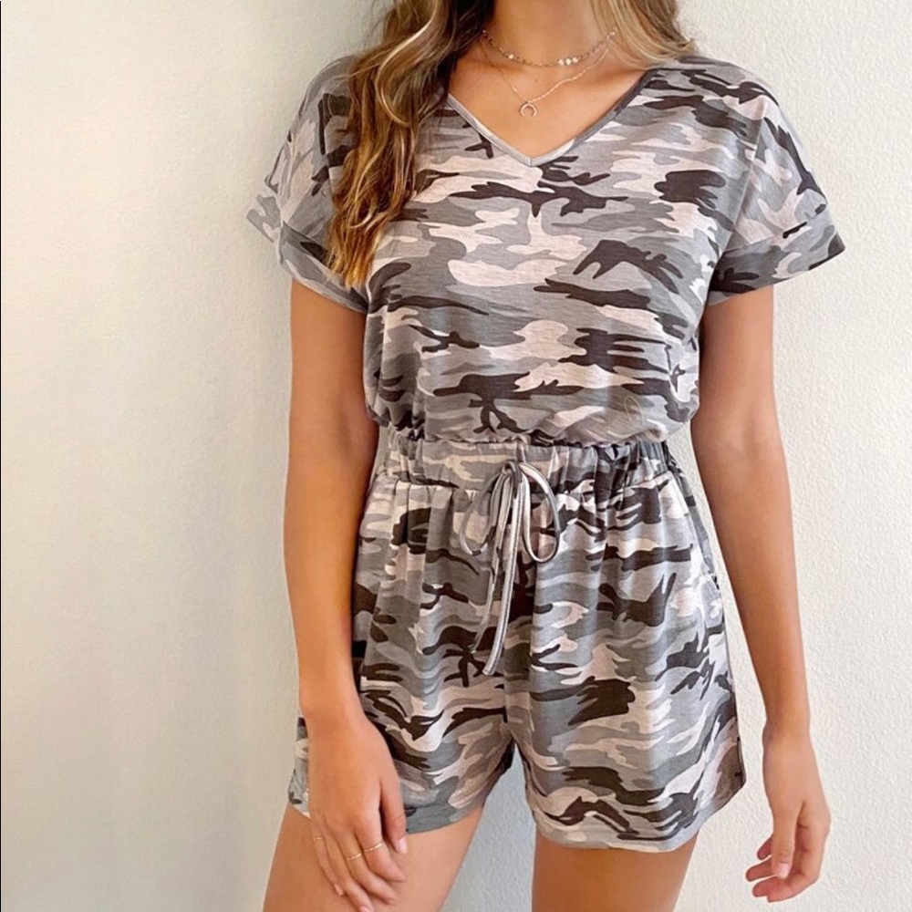 Camo Romper